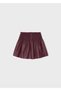 Girl's Faux Leather Shorts Skirt 4950 - 2