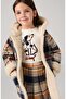 Checkered Coat for Girls