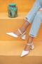 Kelvyn Women's Leather Heeled Shoes White - 2