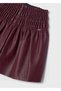 Girl's Faux Leather Shorts Skirt 4950 - 3