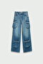 High waist cargo jeans - Premium collection - 5