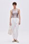 Metallic Bronze Corded Tank Top - 2