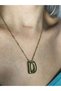 Balloon Letter (D) 316 L Stainless Steel Yellow Color • in Lighted Box • Necklace for Lover • Spouse • Mother - 5