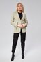 Kadin Premium Belted Design Blazer Jacket - Open Genuine - 6