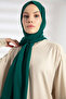 Chiffon Emerald Green Shawl - 4