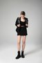 Wm046 Jumbo Real Leather Women's Coat Black - 4