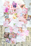 Pink Mini Sticker Set - 42 Pieces, 3 X 4 Cm, for Scrapbook and Planner - 2
