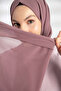 Chiffon Lilac Mink Shawl