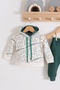 Cross Bears Hooded 100% Cotton Baby Boy Set - 3