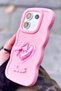 Redmi Note 13 Pro 4g Compatible Colorful Heart Ribbon Detailed Glittery Wavy Sweety Case - 5