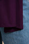 Combed Cotton Plum Shawl - 5