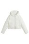 Mte Foundry Crop Puff Hood Women's Beige Coat