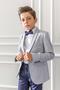 Children's Junior Seasonal Suit Graduation Prom Holiday Wedding Bridegroom Suit Set of 4 Nx-5022 - 2