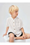 Young Linen Mandarin Collar Shirt