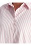 Lcwaıkı Classic Pink Striped Women's Shirt - 3