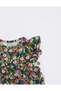 Baby Girl 100% Cotton Fabric Ruffled Dress and Headband - 7