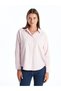 Lcwaıkı Classic Pink Striped Women's Shirt