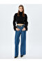 Turtleneck Long Sleeve Tassel Crop Knit Sweater - 2