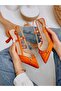 Orange Leather (Moss) Buckle Detail Women's Stiletto - 5