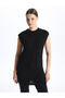 Lw - Women's Crew Neck Plain Tunic