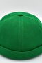 Women's Hipster Folding Cap Green Docker Hat - 3
