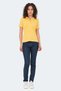 Vera I Women's Polo Neck Yellow T-Shirt - 7