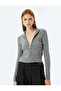 Zippered Knitwear Cardigan Stand Collar Long Sleeve - 3