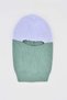 Color Block Colorful Balaclava Snow Mask Knitwear Beanie Neck Collar 1 Piece - 2