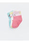 Lw - Printed Baby Girl Socks 3-Piece - 2