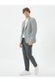 Blazer Jacket Slim Fit Buttoned Double Pocket Detailed - 2