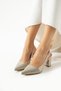 Women's Gold Tpu Evening Dress Shoes - 2