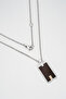 Geometric Design Men's 50 cm Steel Necklace