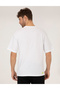White Comfort Fit Printed Crew Neck T-Shirt 50262628-Vr013 - 5