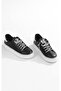 Women's Black Stone Casual Sneakers - 2