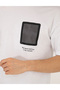 White Comfort Fit Printed Crew Neck T-Shirt 50262628-Vr013 - 7