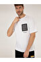 White Comfort Fit Printed Crew Neck T-Shirt 50262628-Vr013 - 3