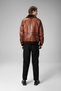 Copilot Savaki Real Leather Men's Coat Whiskey - 3