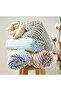 Cross Striped Fringed Peshtemal - Beach Towel 100X180 cm - Orange - 4