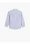 Boy's Blue Long Sleeve Shirt - 2