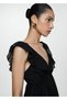 Flounce Textured Dress - 8