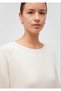 Boat Neck White Sweater Loose Fit / Loose Relaxed Fit 1710492 -70057 - 5