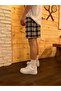 PLAID SHORTS CREAM WHITE Relax Shorts - 3