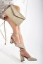 Women's 5 cm Heeled Casual Summer Shoes GOLD COMBIN - 2