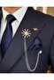 Italian Style Double-Breasted Jacket Pants Suit Navy Blue T4339 - 5