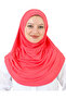 Ready to Wear Turban Soft Headscarf Shawl - Pink