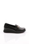 Women's Loafer Shoes Black Patent Leather 34273