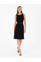 Black Slim Fit Woven Dress 50297162 -Vr046 - 3