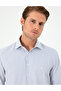 Light Blue Striped Slim Fit Long Sleeve Shirt 50294159-Vr003 - 2