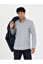 Blue Slim Fit Long Sleeve Shirt 50273562-Vr036 - 3