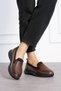 Women's Tan Poly Sole Buckle Comfortable Orthopedic Sports Shoes - 4